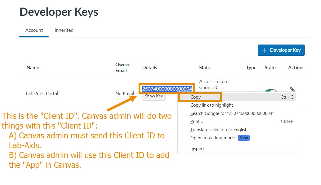 How Canvas Admin Adds A New LTI 1 3 Developer Key LTI Key Lab Aids